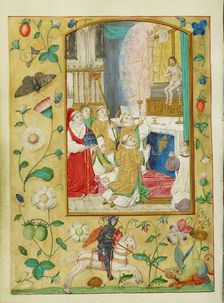 The Mass of Saint Gregory; Book of Hours, about 1500. Creator: Workshop of Gerard Horenbout