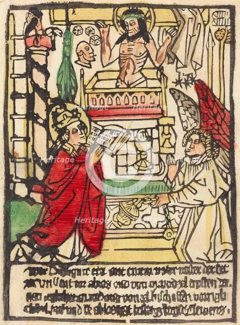 The Mass of Saint Gregory, c. 1470. Creator: Unknown.