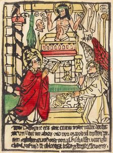 The Mass of Saint Gregory, c. 1470. Creator: Unknown