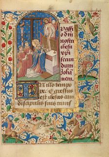 The Mass of Saint Gregory; Prayer Book of Charles the Bold, about 1480-1490. Creator: Unknown