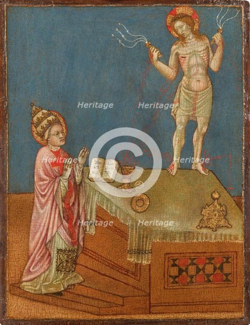 The Mass of Saint Gregory, Second Half of 14th cen. Creator: Anonymous.