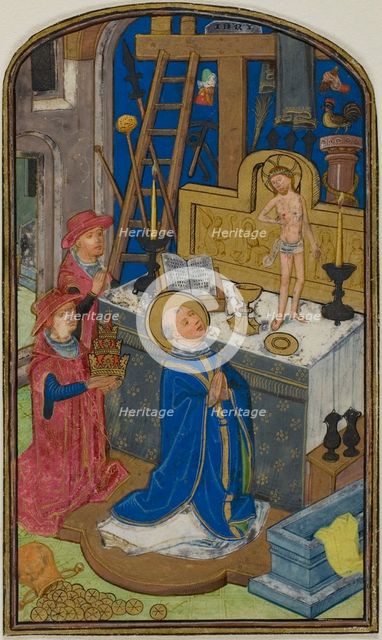 The Mass of St. Gregory, from a Book of Hours, 1460/70.