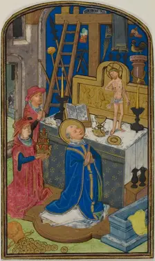 The Mass of St. Gregory, from a Book of Hours, 1460/70