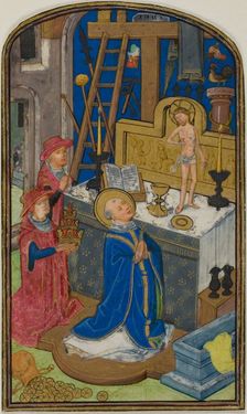 The Mass of St. Gregory, from a Book of Hours, 1460/70