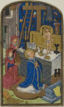 The Mass of St. Gregory, from a Book of Hours, 1460/70