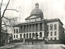 The Massachusetts State House, Boston, USA, 1895. Creator: W & S Ltd