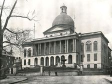 The Massachusetts State House, Boston, USA, 1895. Creator: W & S Ltd