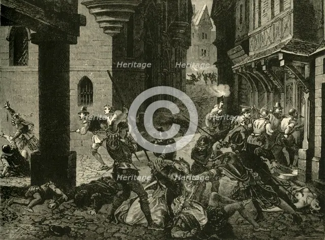 'The Massacre of St. Bartholomew', (1572), 1890.   Creator: Unknown.