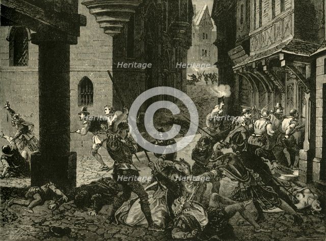 'The Massacre of St. Bartholomew', (1572), 1890.   Creator: Unknown.