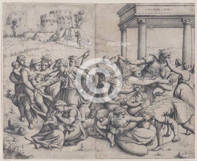 The Massacre of the Innocents, 1545. Creator: Augustin Hirschvogel.