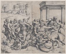 The Massacre of the Innocents, 1545. Creator: Augustin Hirschvogel
