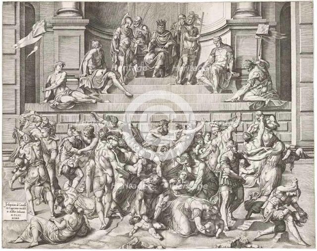 The Massacre of the Innocents, 1561. Creator: Giovanni Battista Cavalieri.