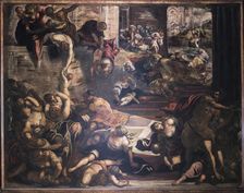 The Massacre of the Innocents, 1582-1585. Creator: Tintoretto, Jacopo (1518-1594)