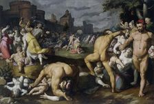 The Massacre of the Innocents, 1590. Creator: Cornelis Cornelisz van Haarlem