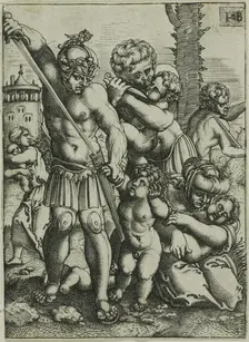The Massacre of the Innocents, 1520/69. Creator: Jacob Binck