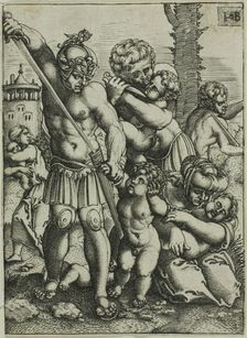 The Massacre of the Innocents, 1520/69. Creator: Jacob Binck