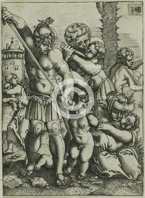 The Massacre of the Innocents, 1520/69. Creator: Jacob Binck.