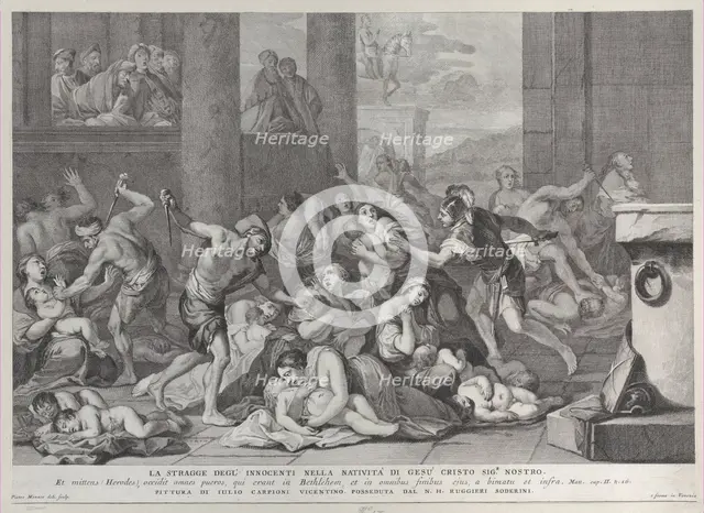 The Massacre of the Innocents, 1730-50. Creator: Pietro Monaco.