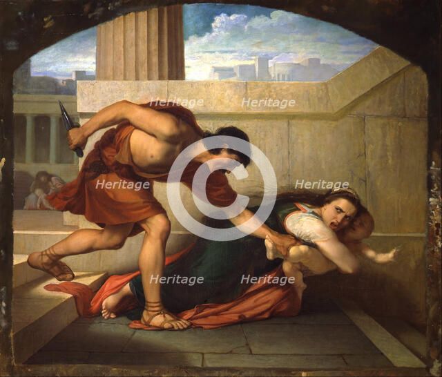 The Massacre of the Innocents, 1860-1861. Artist: Visconti, Angelo (1829-1861)
