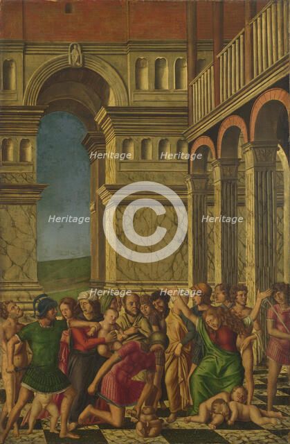 The Massacre of the Innocents, ca 1510-1520. Artist: Mocetto, Girolamo (c. 1458-1531)