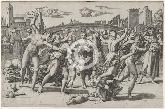 The Massacre of the Innocents, ca. 1512-13. Creator: Marcantonio Raimondi.