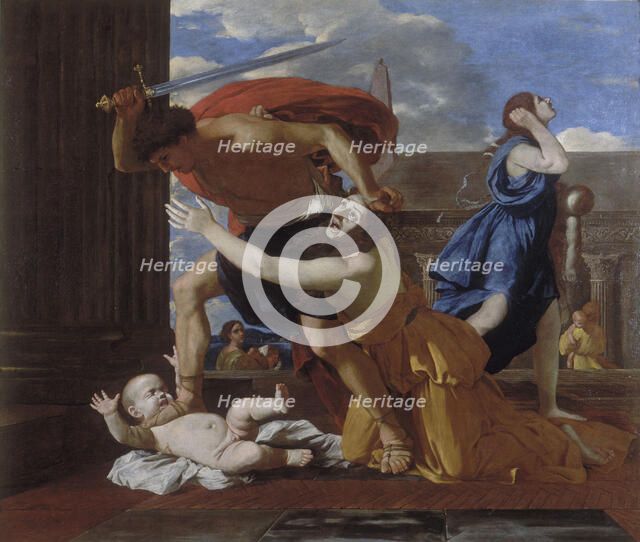 The Massacre of the Innocents. Artist: Poussin, Nicolas (1594-1665)