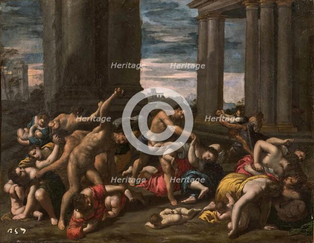 The Massacre of the Innocents, c1610. Creator: Scarsellino (Scarsella); Ippolito (1551-1620).