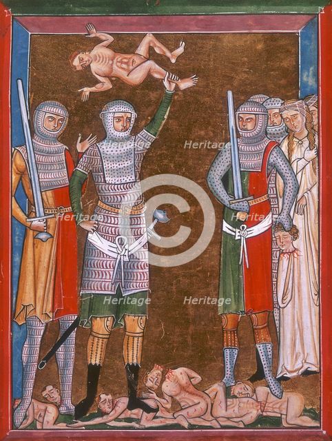 The Massacre of the Innocents, c1350.  Creator: Unknown.