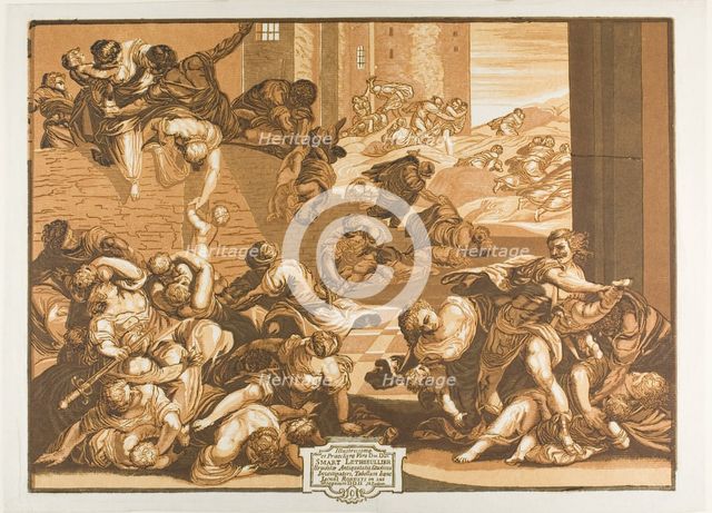 The Massacre of the Innocents, from Opera Selectiora, 1739. Creator: John Baptist Jackson.