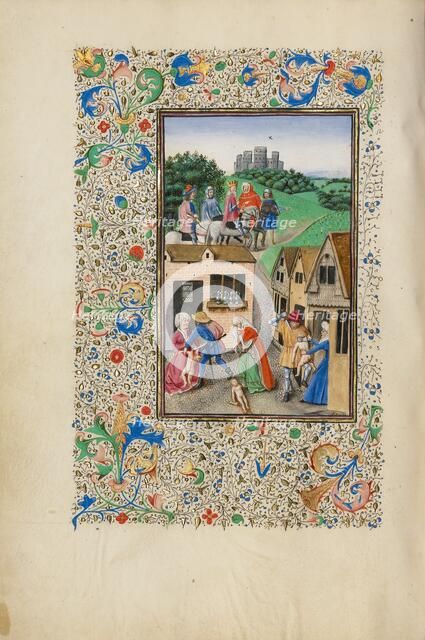 The Massacre of the Innocents; Llangattock Hours, 1450s. Creators: Unknown, Master of the Llangattock Hours.