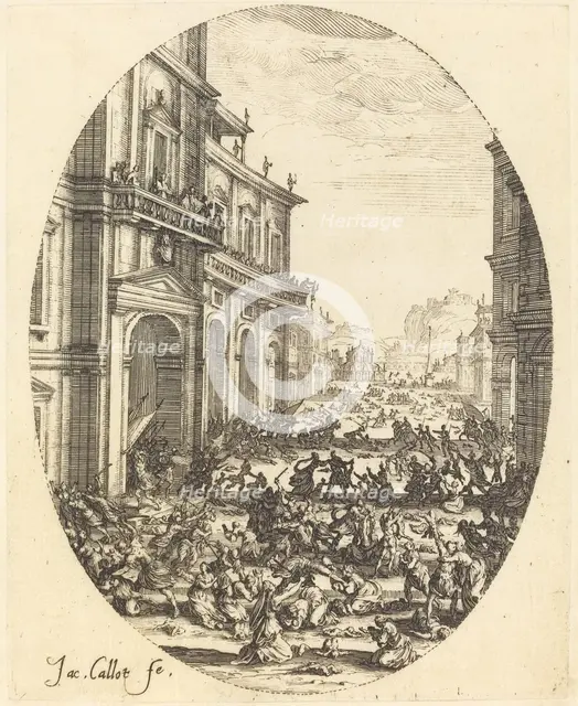 The Massacre of the Innocents, Second Plate, 1622. Creator: Jacques Callot.