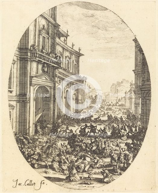 The Massacre of the Innocents, Second Plate, 1622. Creator: Jacques Callot.