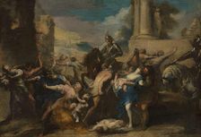 The Massacre of the Innocents, probably between 1650 and 1659. Creator: Valerio Castello