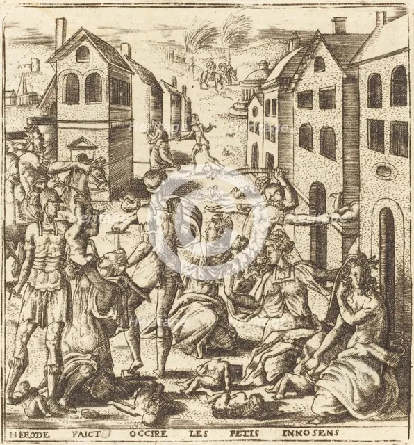 The Massacre of the Innocents, probably c. 1576/1580. Creator: Leonard Gaultier.