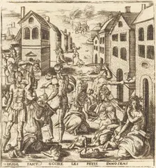 The Massacre of the Innocents, probably c. 1576/1580. Creator: Leonard Gaultier