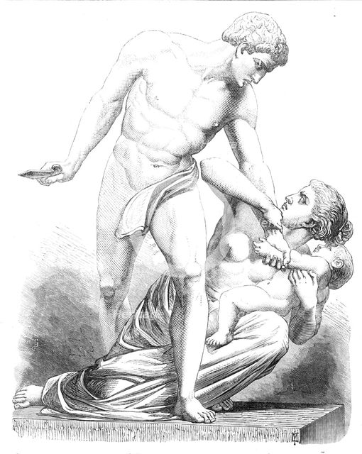 "The Massacre Of The Innocents" (Royal Academy Gold Medal, Sculpture), By Mr. Henry Wiles, 1868. Creator: Unknown.