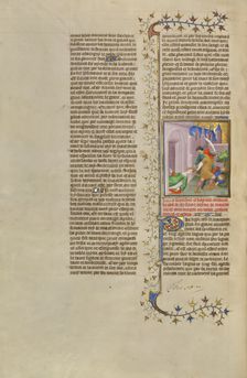 The Massacre of the Sons of Lysimachus; Des cas des nobles hommes et femmes, about 1413-1415. Creators: Boucicaut Master, Workshop of the Boucicaut Master