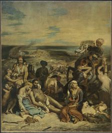 The Massacre at Chios, 1824. Creator: Delacroix, Eugène (1798-1863)
