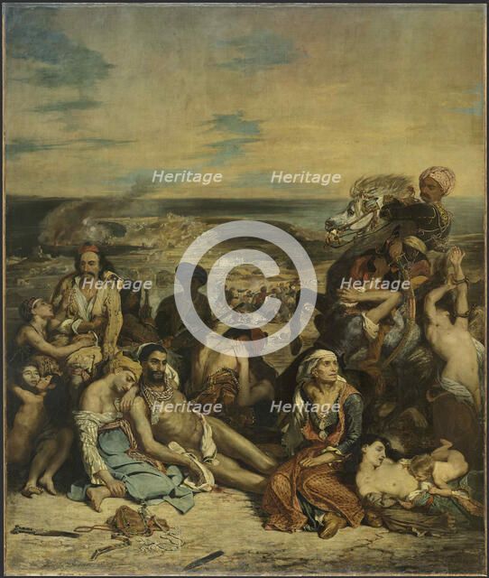 The Massacre at Chios, 1824. Creator: Delacroix, Eugène (1798-1863).