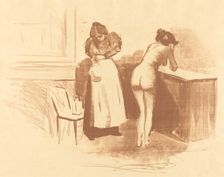 The Massage with Coarse Hair Glove, 1895. Creator: Jean Louis Forain