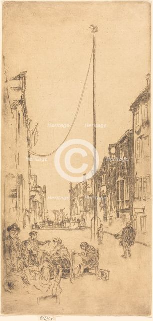 The Mast, 1879/1880. Creator: James Abbott McNeill Whistler.