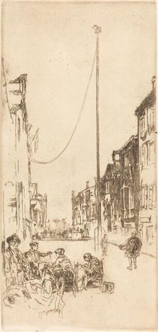 The Mast, 1879/1880. Creator: James Abbott McNeill Whistler