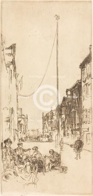The Mast, 1879/1880. Creator: James Abbott McNeill Whistler.