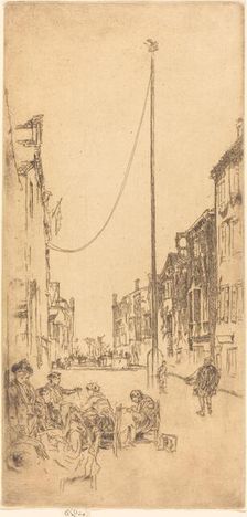 The Mast, 1879/1880. Creator: James Abbott McNeill Whistler