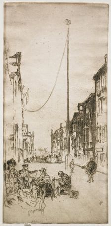 The Mast, 1880. Creator: James McNeill Whistler (American, 1834-1903)