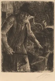 The Master-Smith, 1907. Creator: Anders Leonard Zorn