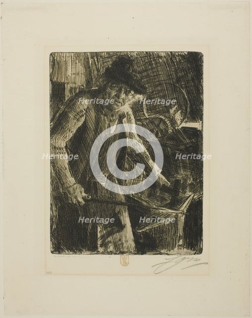 The Master-Smith, 1907. Creator: Anders Leonard Zorn.