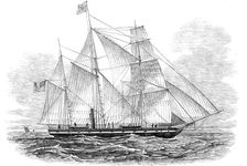 The Marmora, screw steamer at Liverpool, 1845. Creator: Unknown