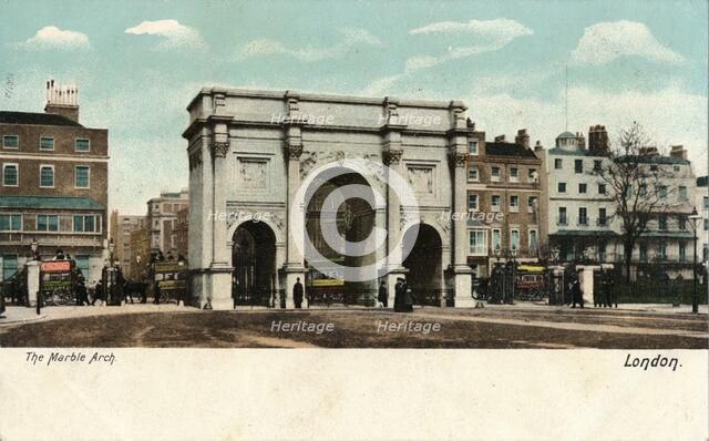 'The Marble Arch', c1910. Artist: Unknown.
