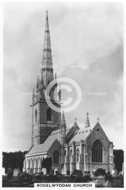The Marble Church (St Margaret's Church), Bodelwyddan, north Wales, 1936. Artist: Unknown